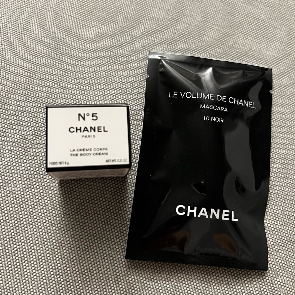 Chanel Body Cream Mascara Mini Set